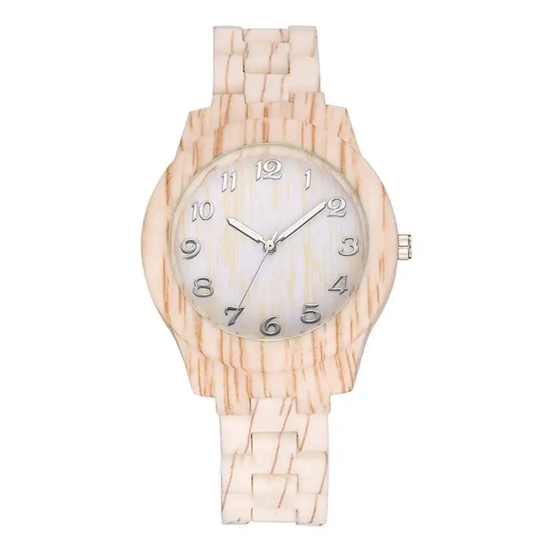 Модные брендовые женские деревянные часы роскошные с имитацией дерева винтажные