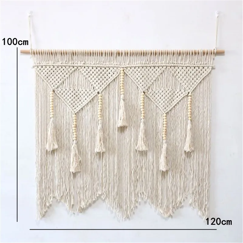 Hand-woven Pendant Macrame Plus Size Hanging Tapestry Bohemian Crafts Room Party Wedding Home Decor Handicrafts Woven Tapestry
Hand-woven Pendant Macrame Plus Size Hanging Tapestry Bohemian Crafts Room Party Wedding Home Decor Handicrafts Woven Tapestry