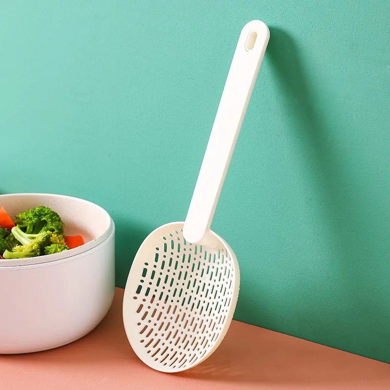 Long Handle Multi-use Kitchen Colander, Plastic Tableware, Vegetable Utensils
Long Handle Multi-use Kitchen Colander, Plastic Tableware, Vegetable Utensils