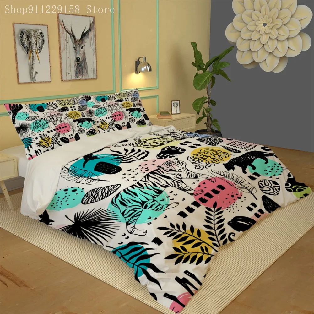 3D Printed Cartoon Animal plus plant Picture Bedding Quilt Cover Super Comfortable Bedspread Duvet Cover Large Size Extra Large
3D Printed Cartoon Animal plus plant Picture Bedding Quilt Cover Super Comfortable Bedspread Duvet Cover Large Size Extra Large