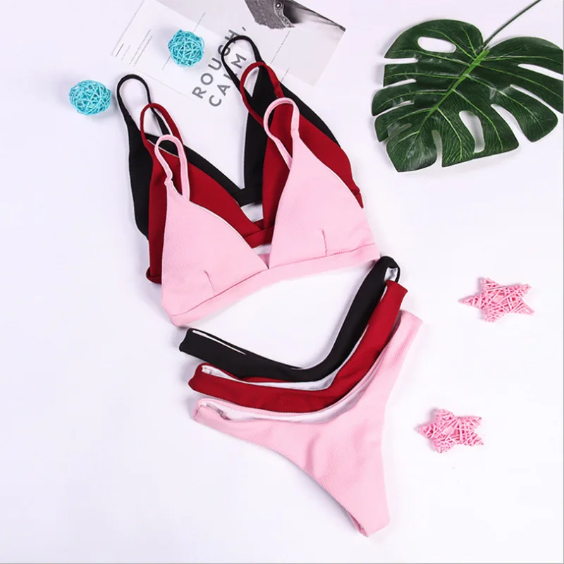 LittleHouseGirl Sexy Swimsuit Women 2021 Solid Color Split Triangle Bikini Pink Black Red Ladies Beach Vacation Fashion Luxury
LittleHouseGirl Sexy Swimsuit Women 2021 Solid Color Split Triangle Bikini Pink Black Red Ladies Beach Vacation Fashion Luxury