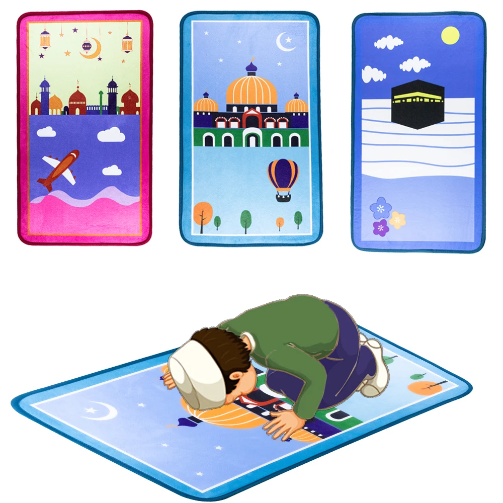 Thick islam prayer rug child prayer mat 90 x 50cm kids islamic gift Children carpet custom prayer rug Mat for children
Thick islam prayer rug child prayer mat 90 x 50cm kids islamic gift Children carpet custom prayer rug Mat for children