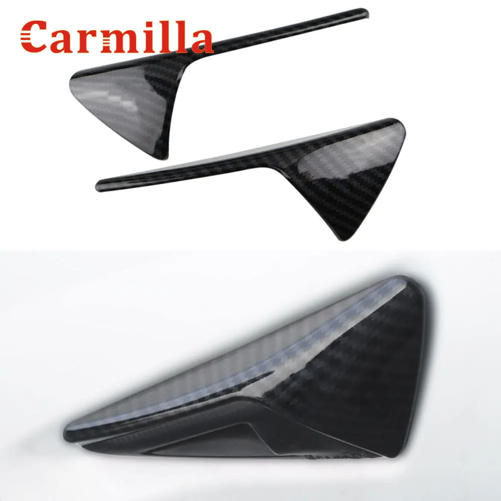 Carmilla Carbon Fiber Camera Cover for Tesla Model 3 S X 2016 - 2020 Turn Signal Indicator Cover Autopilot 2pcs/set Accessories
Carmilla Carbon Fiber Camera Cover for Tesla Model 3 S X 2016 - 2020 Turn Signal Indicator Cover Autopilot 2pcs/set Accessories