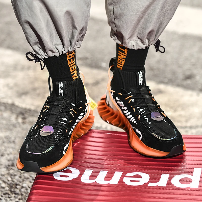Blade Flying Woven Men Sneakers Casual Trainers High Quality Cushioning Sports Shoes Male Sneakers Reflective Chaussure Homme
Blade Flying Woven Men Sneakers Casual Trainers High Quality Cushioning Sports Shoes Male Sneakers Reflective Chaussure Homme