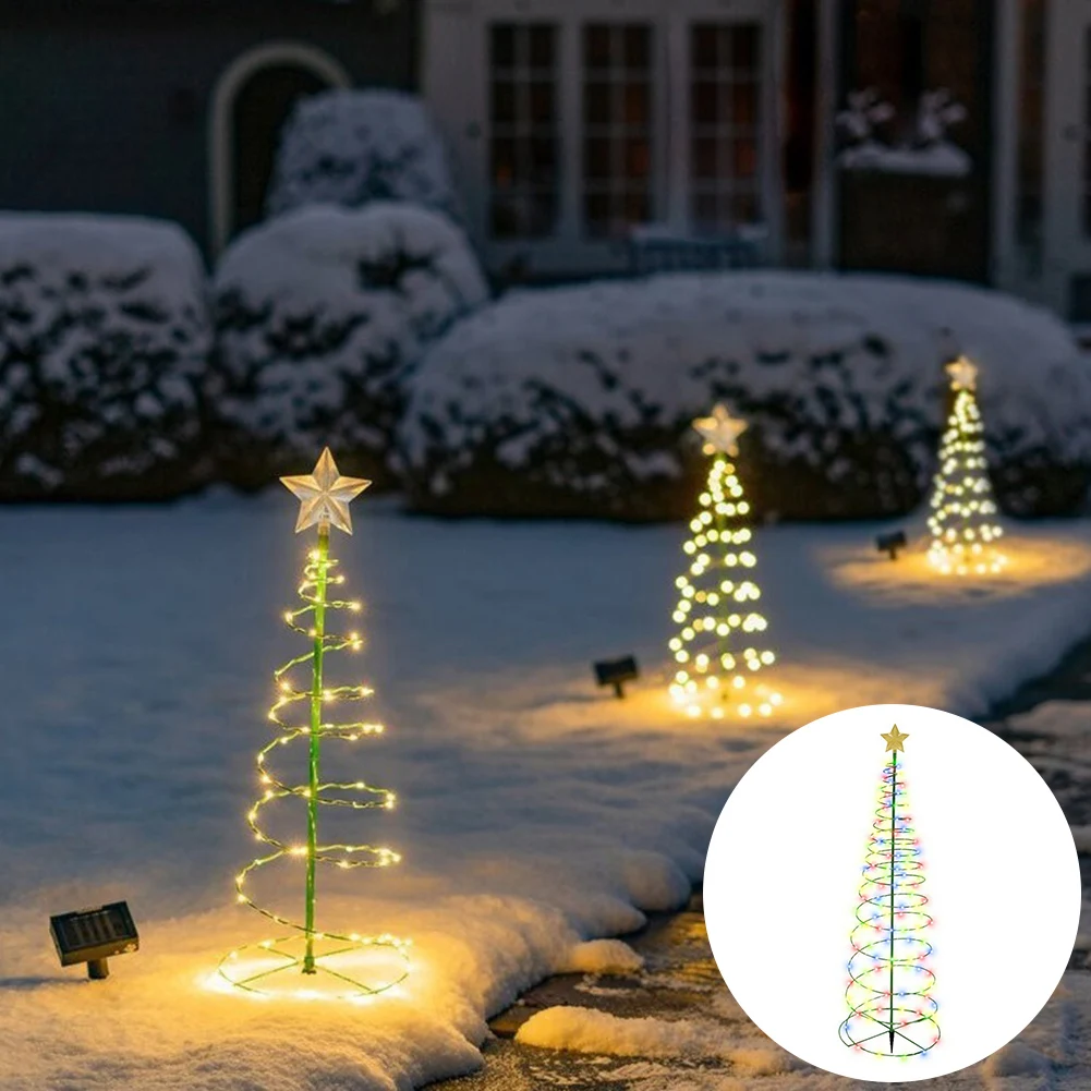 Solar Christmas Tree Lights LED Waterproof Garden Decorative Lights 2022 New Year Decoration for Gardens, Lawns, Yards, Paths
Solar Christmas Tree Lights LED Waterproof Garden Decorative Lights 2022 New Year Decoration for Gardens, Lawns, Yards, Paths