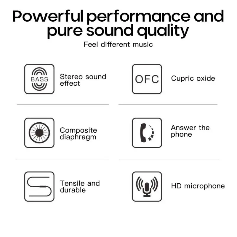 In-ear Earphone Headphone Headset Stereo Earbuds With Mic 3.5mm Aux Jack Wired For Iphone Samsung Huawei Xiaomi Redmi Oneplus
In-ear Earphone Headphone Headset Stereo Earbuds With Mic 3.5mm Aux Jack Wired For Iphone Samsung Huawei Xiaomi Redmi Oneplus