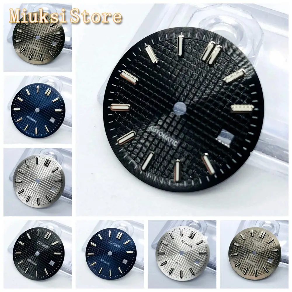 1PCS 31mm sterile blue black silver gray watch dial Fit ETA2836/2824 Mingzhu DG2813/3804 Miyota8215 821A 8205 automatic movement
1PCS 31mm sterile blue black silver gray watch dial Fit ETA2836/2824 Mingzhu DG2813/3804 Miyota8215 821A 8205 automatic movement