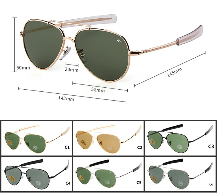 Новинка 2021 военные модные армейские Солнцезащитные очки от бренда AO