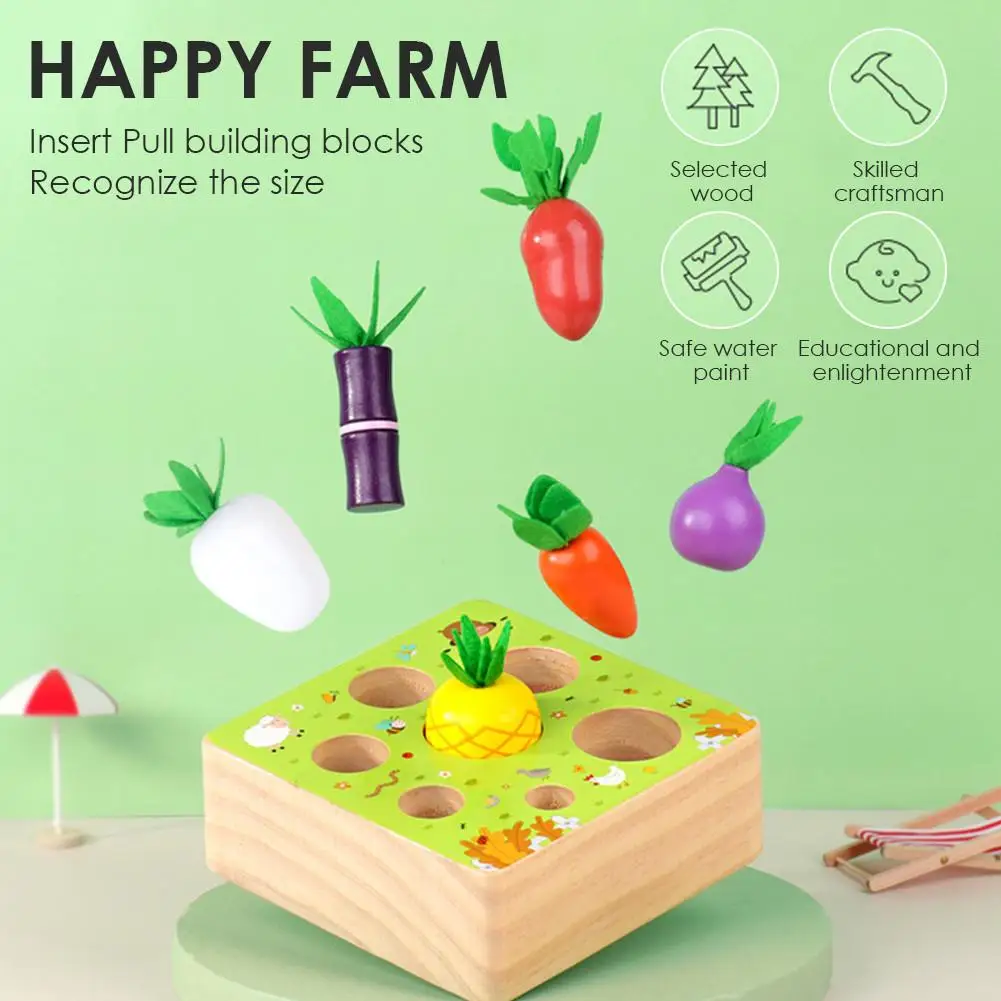 Montessori Carrot Pull Toy Early Educational Building Block Carrot Game for 1-2-3-4 year Old Kids
Montessori Carrot Pull Toy Early Educational Building Block Carrot Game for 1-2-3-4 year Old Kids
