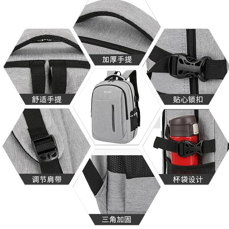 2020 new men's large capacity outdoor travel backpack business computer backpack college student backpack youth
2020 new men's large capacity outdoor travel backpack business computer backpack college student backpack youth