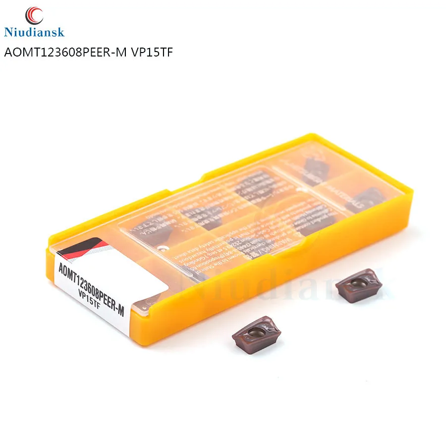 AOMT123608 PEER м VP15TF 100% оригинал высокого качества карбидная вставка для станка ЧПУ