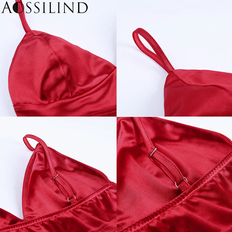 AOSSILIND Red Straps Backless Dress Two Piece Set Club Outfit 2020 Summer Women Crop Top And Mini Skirt 2 Piece Set
AOSSILIND Red Straps Backless Dress Two Piece Set Club Outfit 2020 Summer Women Crop Top And Mini Skirt 2 Piece Set