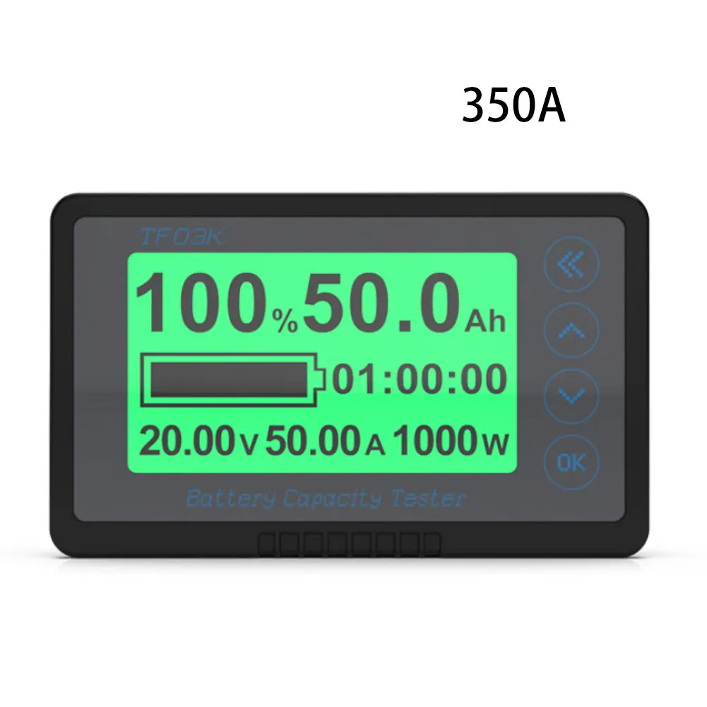 TF03K Coulomb Counter Meter Battery Capacity Indicator Voltage Current Display with LCD Display for Vehicle Battery Black
TF03K Coulomb Counter Meter Battery Capacity Indicator Voltage Current Display with LCD Display for Vehicle Battery Black