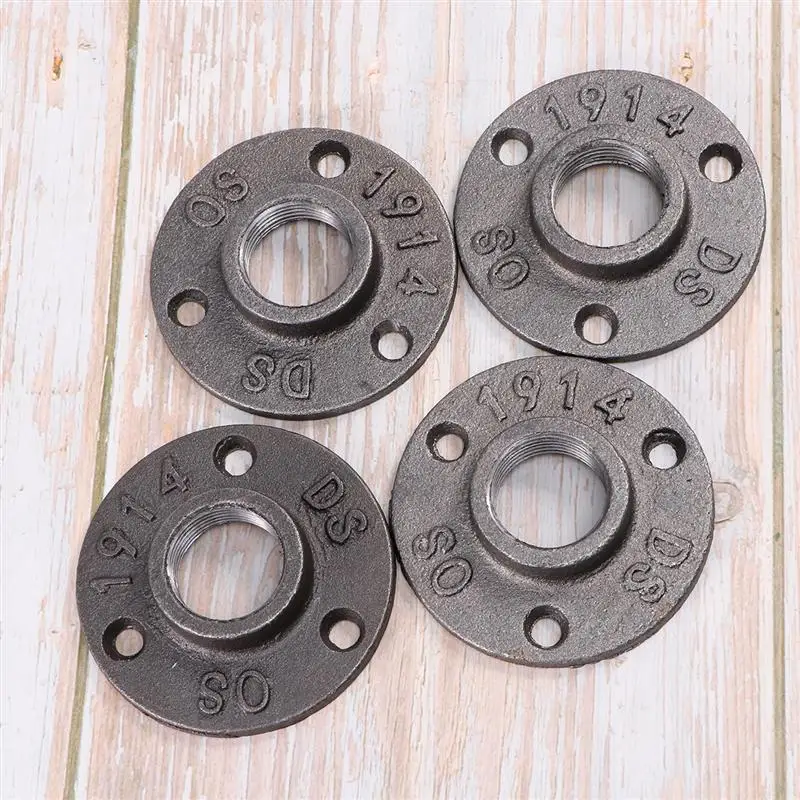 20pcs 3/4 Inch Malleable Threaded Floor Flange Iron Pipe Fittings Wall Mounted Flange (Black)
20pcs 3/4 Inch Malleable Threaded Floor Flange Iron Pipe Fittings Wall Mounted Flange (Black)