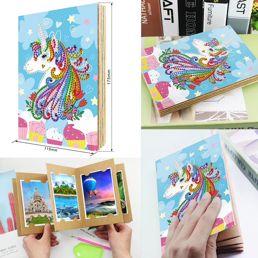 New DIY Special Shaped Diamond Painting Album Unicorn Diamond Embroidery Rhinestone Mosaic Cross Stitch Home Decoration Gift
New DIY Special Shaped Diamond Painting Album Unicorn Diamond Embroidery Rhinestone Mosaic Cross Stitch Home Decoration Gift