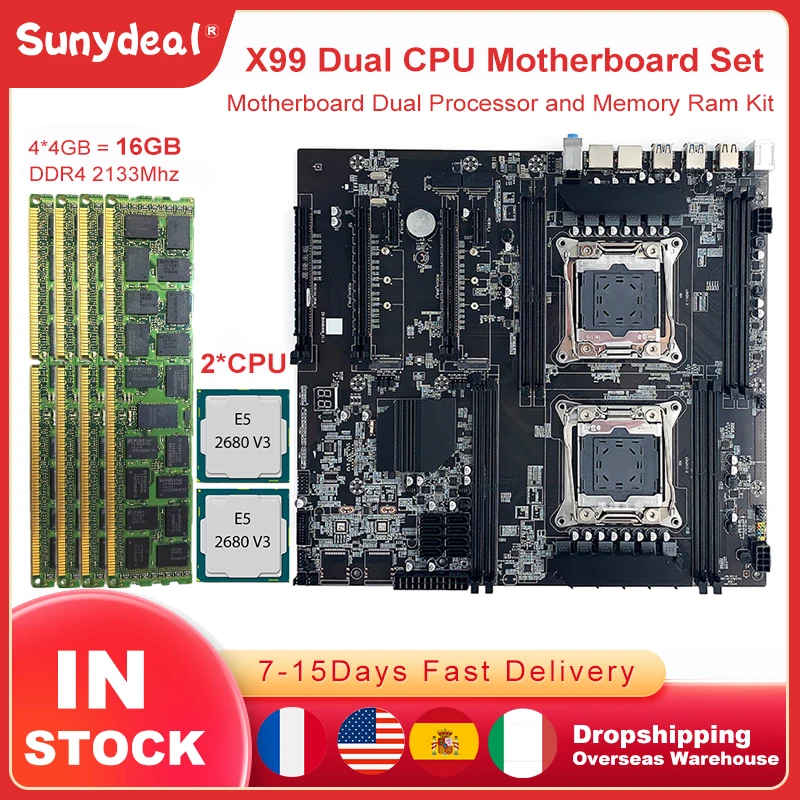 Mining X99 процессор Материнская плата и набор памяти с Xeon E5 2680 V3 LGA 2011-3 Dual CPU 16GB 4GB Ram 2133Mhz DDR4 Memory Ram
Mining X99 процессор Материнская плата и набор памяти с Xeon E5 2680 V3 LGA 2011-3 Dual CPU 16GB 4GB Ram 2133Mhz DDR4 Memory Ram