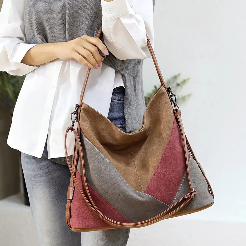 Women Handbag Girls Fashion Canvas Large Capacity Messenger Bag Handbags Shoulder Bag Crossbody Bags For Women Casual Travel Bag
Women Handbag Girls Fashion Canvas Large Capacity Messenger Bag Handbags Shoulder Bag Crossbody Bags For Women Casual Travel Bag