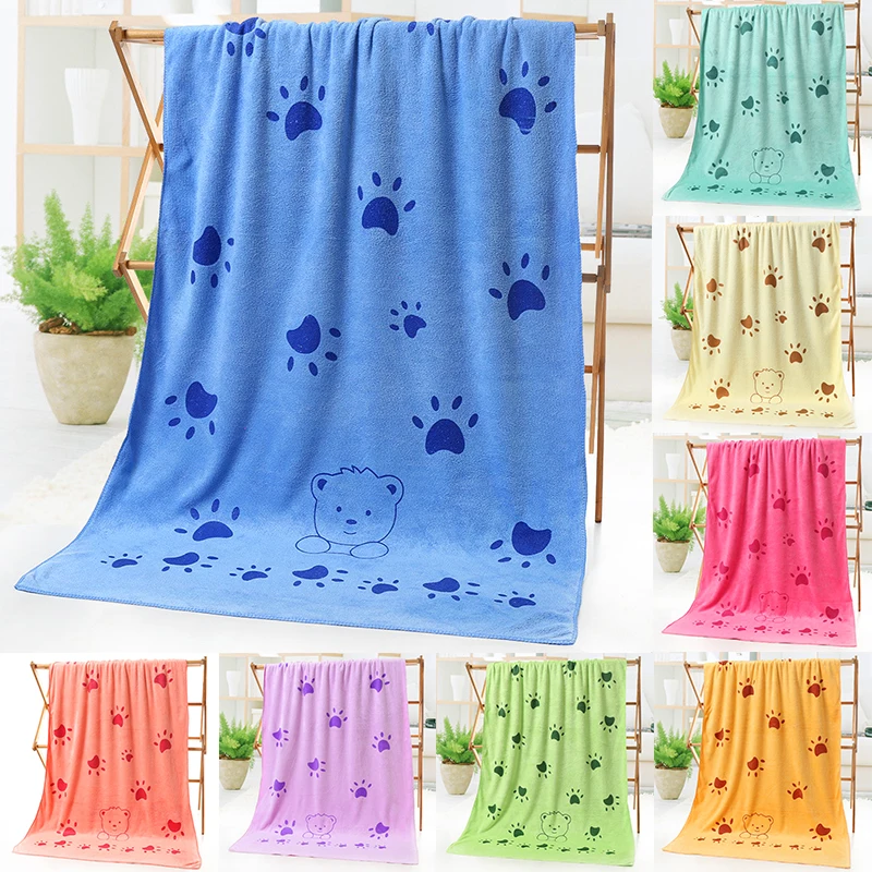Absorbent Bath Towel Bear Print Comfort Shower Towel Cartoon Colorful Breathable Large Towel Microfiber 70x140cm Beach Towels
Absorbent Bath Towel Bear Print Comfort Shower Towel Cartoon Colorful Breathable Large Towel Microfiber 70x140cm Beach Towels