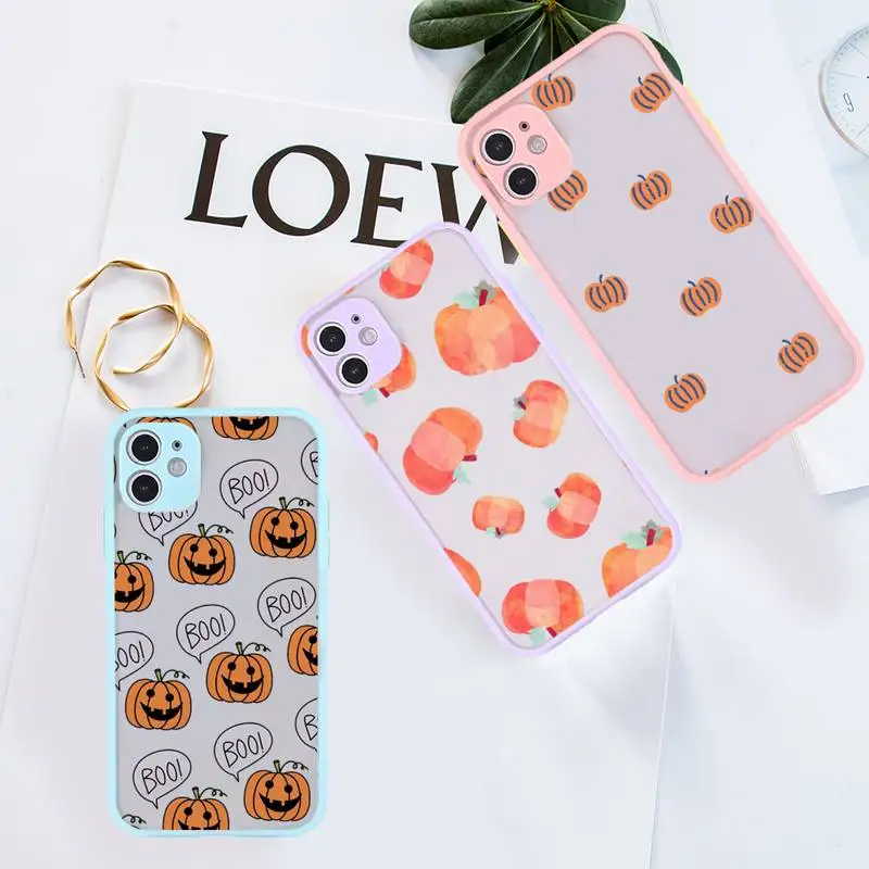 pumpkin Phone Case For iPhone 12 11 Mini Pro XR XS Max 7 8 Plus X Matte transparent Purple Back Cover
pumpkin Phone Case For iPhone 12 11 Mini Pro XR XS Max 7 8 Plus X Matte transparent Purple Back Cover