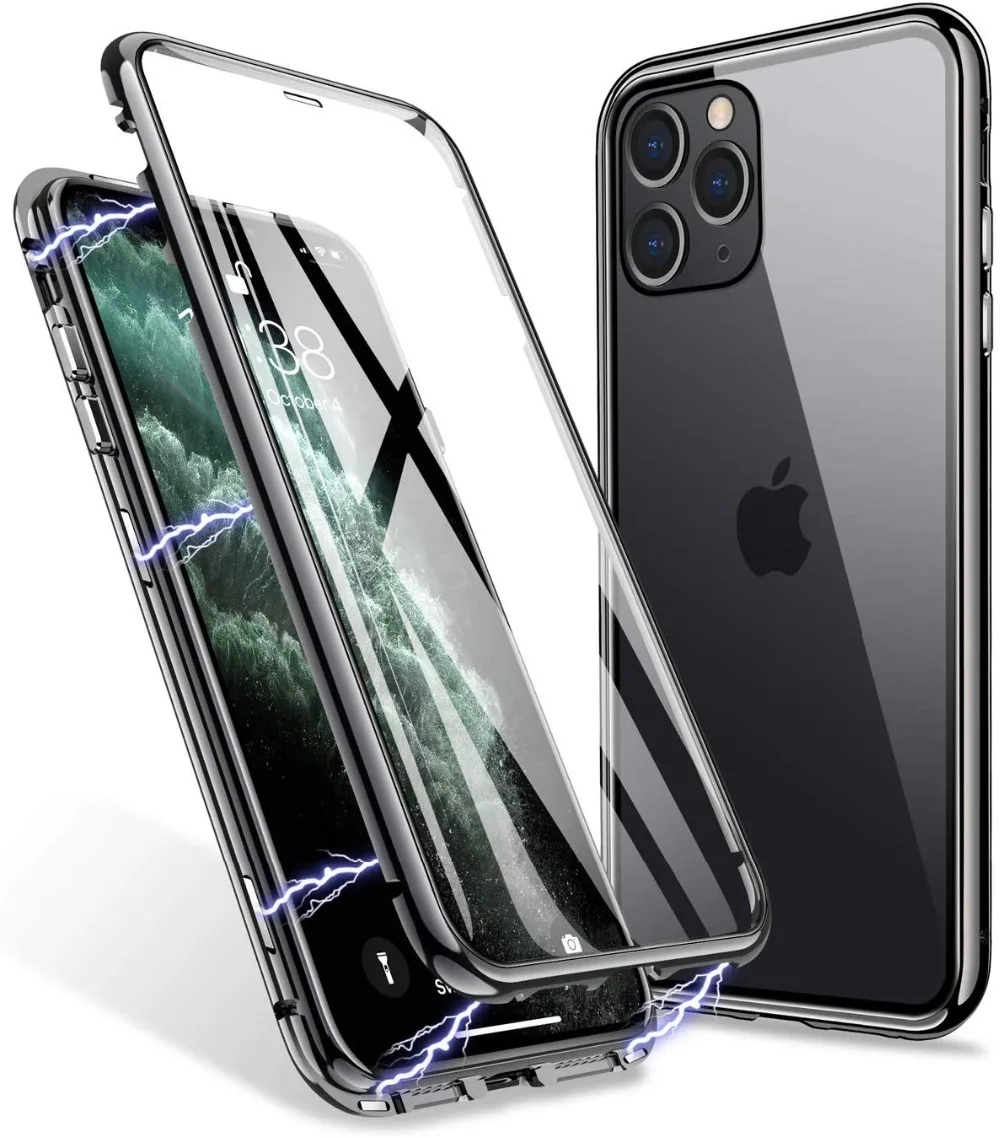 Magnetic Adsorption Case for iPhone 11 12 Pro Max 7 8Plus XS XR X 360 Double Sided Tempered Glass Metal Cover for iPhone 13 Case
Magnetic Adsorption Case for iPhone 11 12 Pro Max 7 8Plus XS XR X 360 Double Sided Tempered Glass Metal Cover for iPhone 13 Case