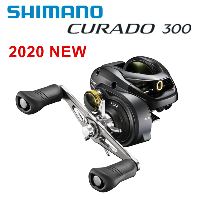 Новинка 2020 оригинальная Низкопрофильная Рыболовная катушка Shimano Curado 300 K 301K 300HGK