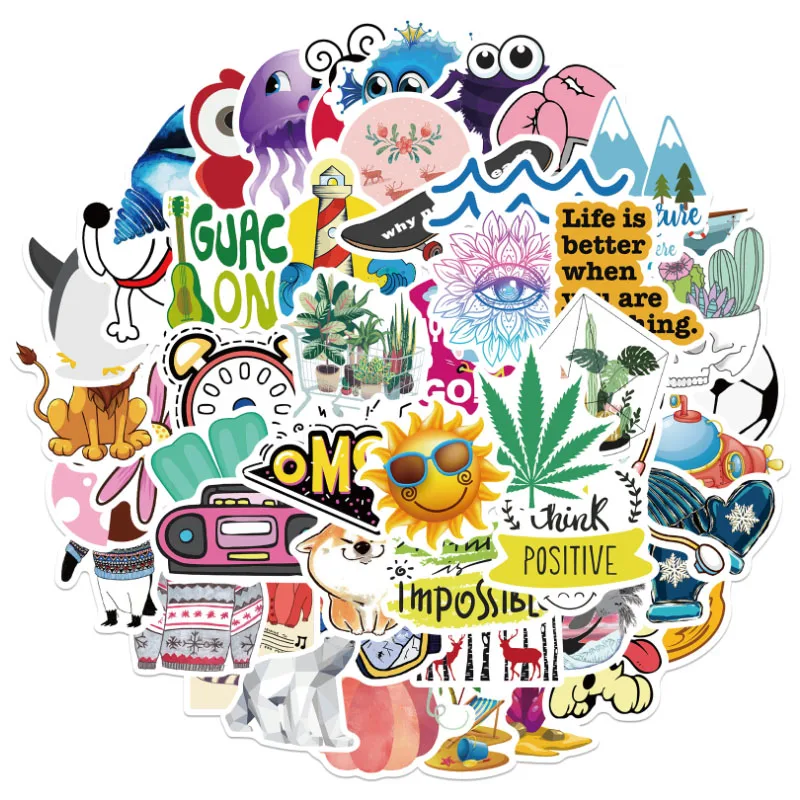 10/30/50Pcs Cartoon small fresh Graffiti Waterproof Skateboard Travel Suitcase Phone Laptop Luggage Stickers DIY Kids Girl
10/30/50Pcs Cartoon small fresh Graffiti Waterproof Skateboard Travel Suitcase Phone Laptop Luggage Stickers DIY Kids Girl