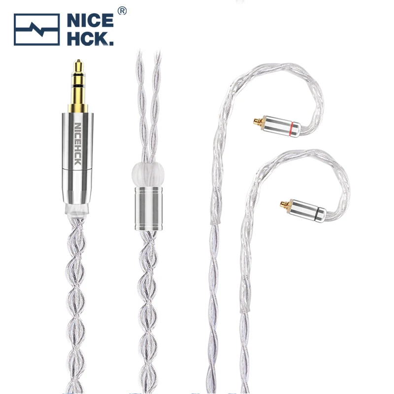 NiceHCK SilverLoong Copper Silver Alloy And 7N Silver Plated OCC Mixed Earbud Wire 3.5/2.5/4.4mm MMCX/QDC/0.78 2Pin For Blessing
NiceHCK SilverLoong Copper Silver Alloy And 7N Silver Plated OCC Mixed Earbud Wire 3.5/2.5/4.4mm MMCX/QDC/0.78 2Pin For Blessing