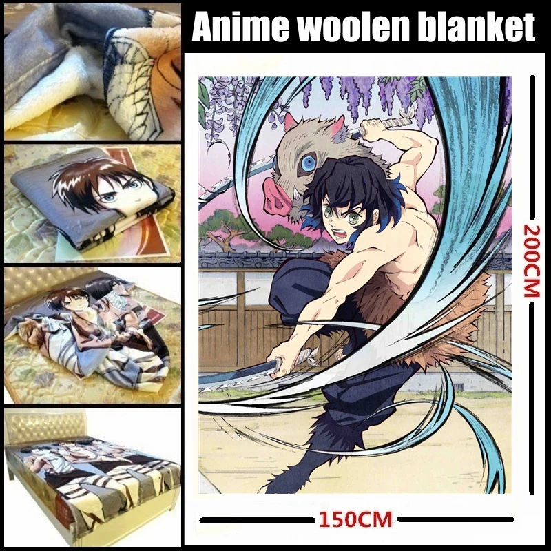 Anime/Demon Slayer: Kimetsu no Yaiba Tanjirou/Nezuko/Zenitsu/Inosuke/Tomioka Giyu woolen blanket/Sheets/Dual purpose
Anime/Demon Slayer: Kimetsu no Yaiba Tanjirou/Nezuko/Zenitsu/Inosuke/Tomioka Giyu woolen blanket/Sheets/Dual purpose