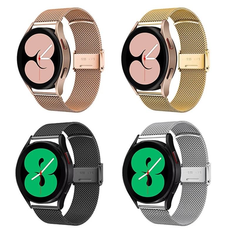 for Samsung Galaxy Watch 3 45mm band 20mm 22mm Solid Stainless Steel Wristbands Mesh Metal Bracelet for Galaxy Watch4 44mm Strap 
for Samsung Galaxy Watch 3 45mm band 20mm 22mm Solid Stainless Steel Wristbands Mesh Metal Bracelet for Galaxy Watch4 44mm Strap