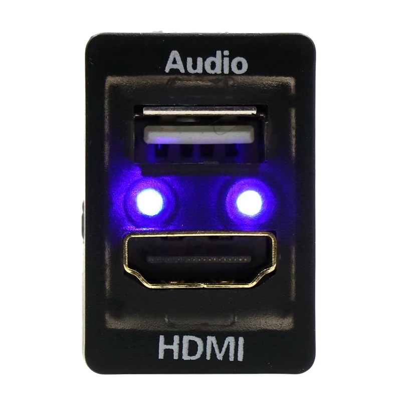 Car USB Audio Input Charger with HDMI Socket Use for TOYOTA Camry Corolla Yaris Reiz LandCruiser Coaster Vios Sienna
Car USB Audio Input Charger with HDMI Socket Use for TOYOTA Camry Corolla Yaris Reiz LandCruiser Coaster Vios Sienna