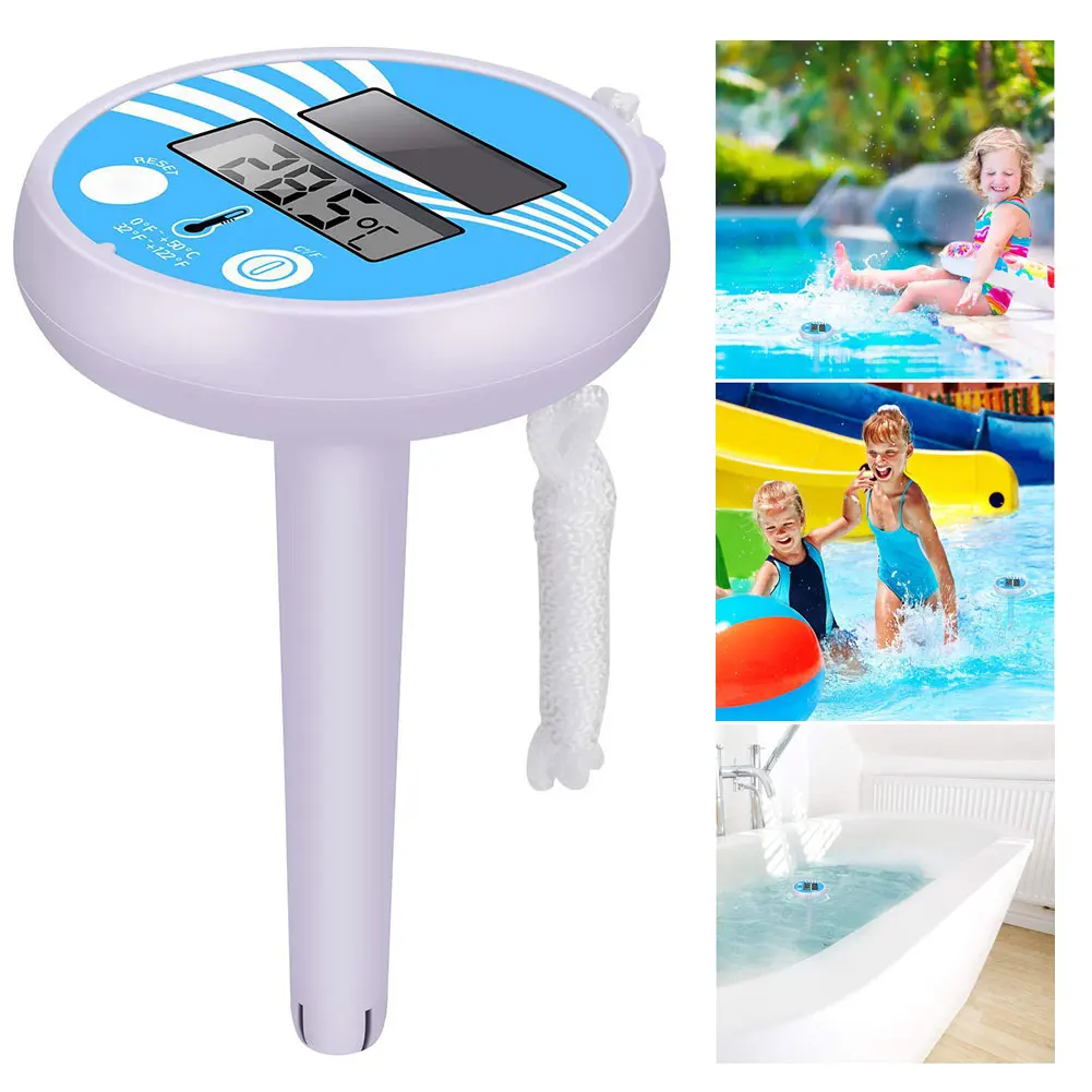Solar Practical Swimming Pool Floating Thermometer Multi-Functional Durable Spa Hot Tub Ponds Temperature Measuring Meter
Solar Practical Swimming Pool Floating Thermometer Multi-Functional Durable Spa Hot Tub Ponds Temperature Measuring Meter