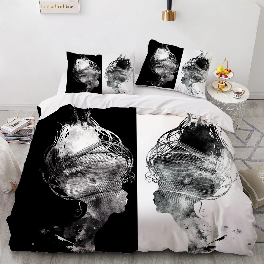 3D White Quilt Cover Sets Custom Design Modern Comforther Covers Pillow Case 200*230cm Full Twin Double Size Abstract Bedclothes
3D White Quilt Cover Sets Custom Design Modern Comforther Covers Pillow Case 200*230cm Full Twin Double Size Abstract Bedclothes