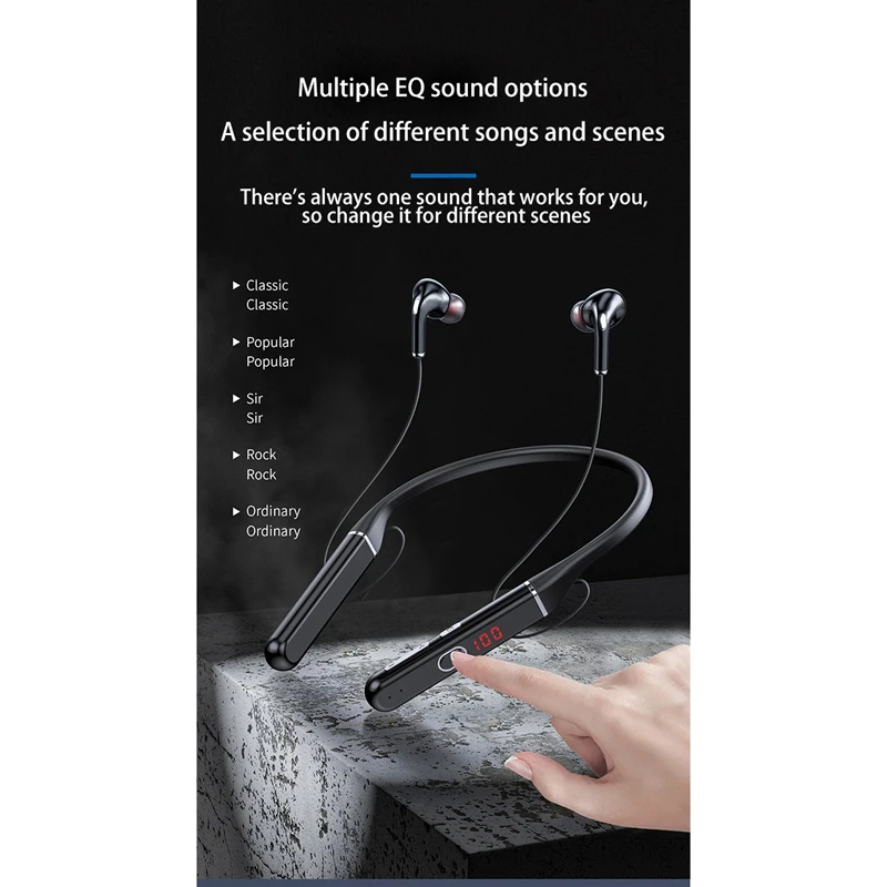 S650 100 Hours Bluetooth Earphones Stereo Wireless Bluetooth Headphones Neckband Noise Cancelling Sports Running Headset
S650 100 Hours Bluetooth Earphones Stereo Wireless Bluetooth Headphones Neckband Noise Cancelling Sports Running Headset