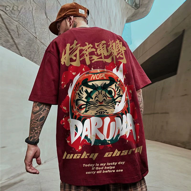 Men's T-Shirts 2020 Chinese Style Lucky Printed Short Sleeve Tshirts Summer Hip Hop Casual Cotton Tops Tees Streetwear
Men's T-Shirts 2020 Chinese Style Lucky Printed Short Sleeve Tshirts Summer Hip Hop Casual Cotton Tops Tees Streetwear