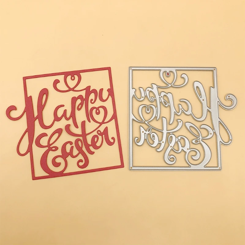 Happy Easter Frame Metal Cutting Dies Stencil Scrapbooking DIY Album Stamp Paper 95AA
Happy Easter Frame Metal Cutting Dies Stencil Scrapbooking DIY Album Stamp Paper 95AA