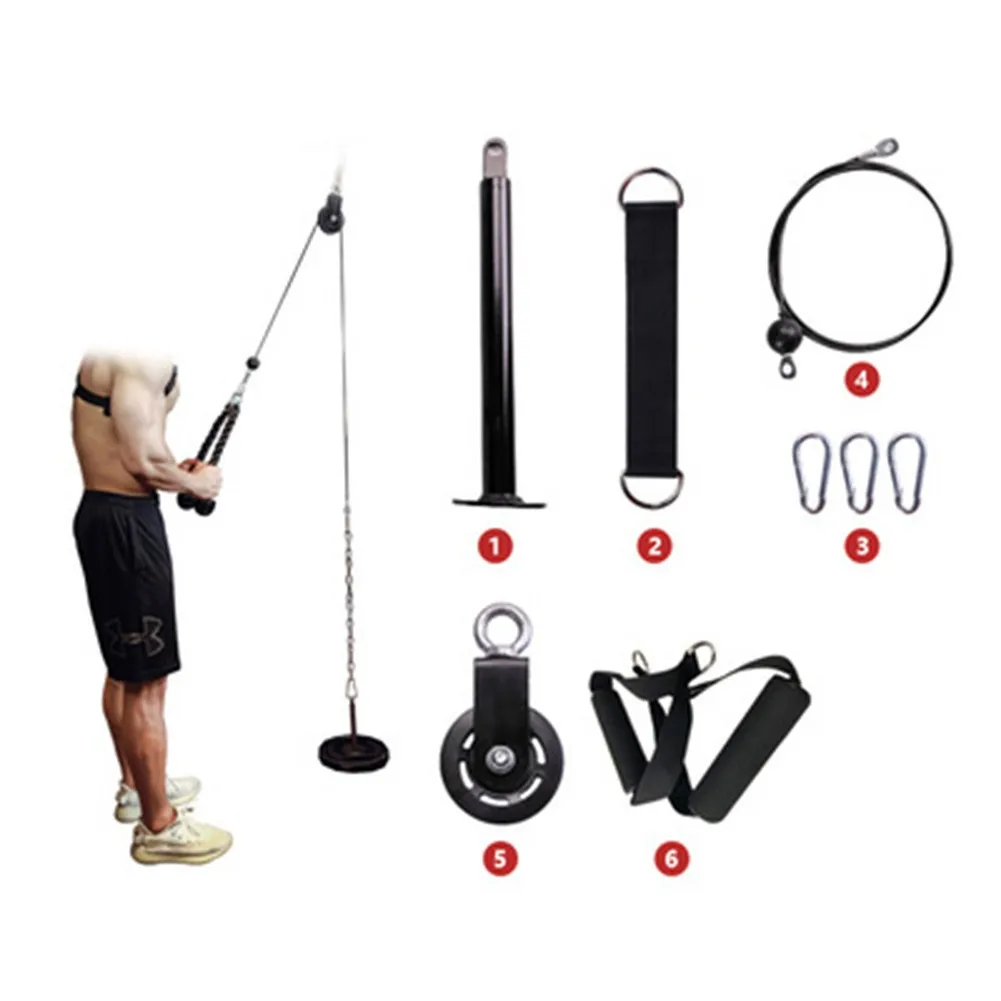 Fitness DIY Pulley Cable Machine Equipment Biceps Triceps Arm Strength Training 26cm Hanging Strap Hand Training Equipment
Fitness DIY Pulley Cable Machine Equipment Biceps Triceps Arm Strength Training 26cm Hanging Strap Hand Training Equipment
