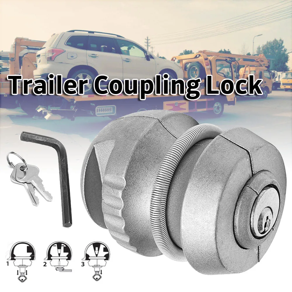 Durable Portable Universal Hitchlock Trailer Hitch Coupling Lock Tow Ball Lock Caravan Lock Auto Trailer Hitch
Durable Portable Universal Hitchlock Trailer Hitch Coupling Lock Tow Ball Lock Caravan Lock Auto Trailer Hitch