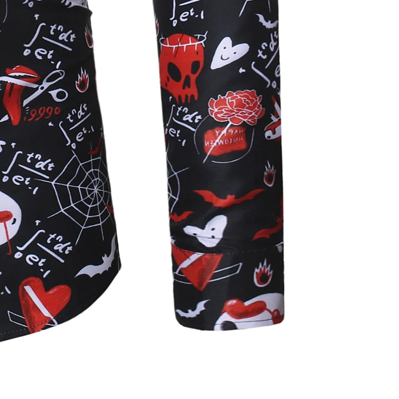 Wish Instant Halloween New High Quality Men's Slim Casual Printed Long Sleeve Shirt Zh125
Wish Instant Halloween New High Quality Men's Slim Casual Printed Long Sleeve Shirt Zh125