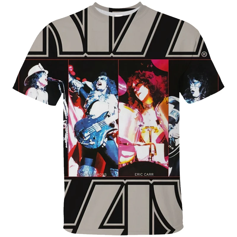 New summer Custom Fashion Trend personalized Kiss rock band orchestra T-Shirt Unisex tops streetwear alternative clothing
New summer Custom Fashion Trend personalized Kiss rock band orchestra T-Shirt Unisex tops streetwear alternative clothing