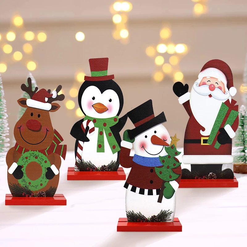 Merry Christmas Wooden Santa Claus Snowman Elk Crafts for Home Gifts Xmas Ornaments Navidad Desktop Decorations New Year 2022
Merry Christmas Wooden Santa Claus Snowman Elk Crafts for Home Gifts Xmas Ornaments Navidad Desktop Decorations New Year 2022