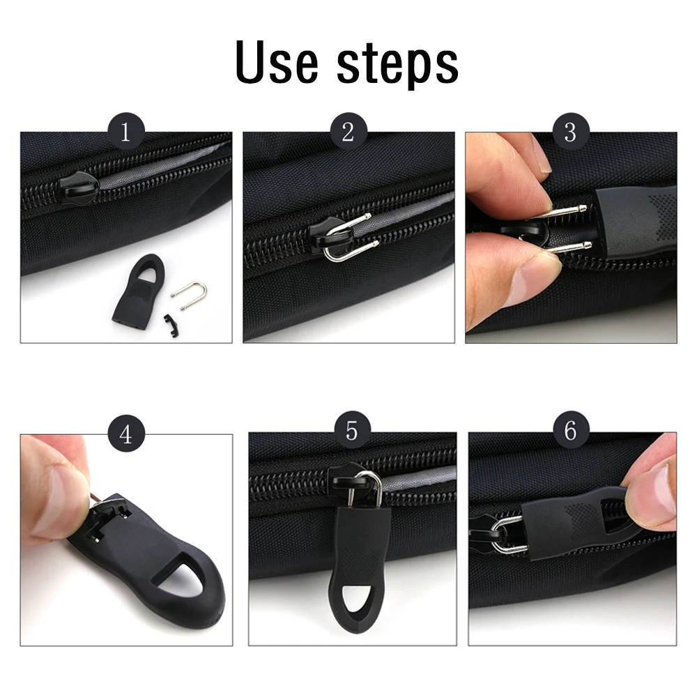 5pcs/lot Replacement Zipper Puller For Broken Buckle Travel Bag Suitcase Tent Backpack Zipper Diy Sewing Instant Repair Zipper
5pcs/lot Replacement Zipper Puller For Broken Buckle Travel Bag Suitcase Tent Backpack Zipper Diy Sewing Instant Repair Zipper