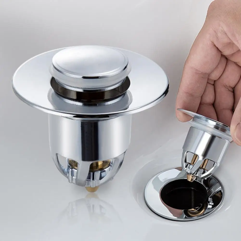 Bath Stopper Simple Installation Anti-Clogging Metal Basin Flexible Bounce Drain Filter for Bathroom
Bath Stopper Simple Installation Anti-Clogging Metal Basin Flexible Bounce Drain Filter for Bathroom
