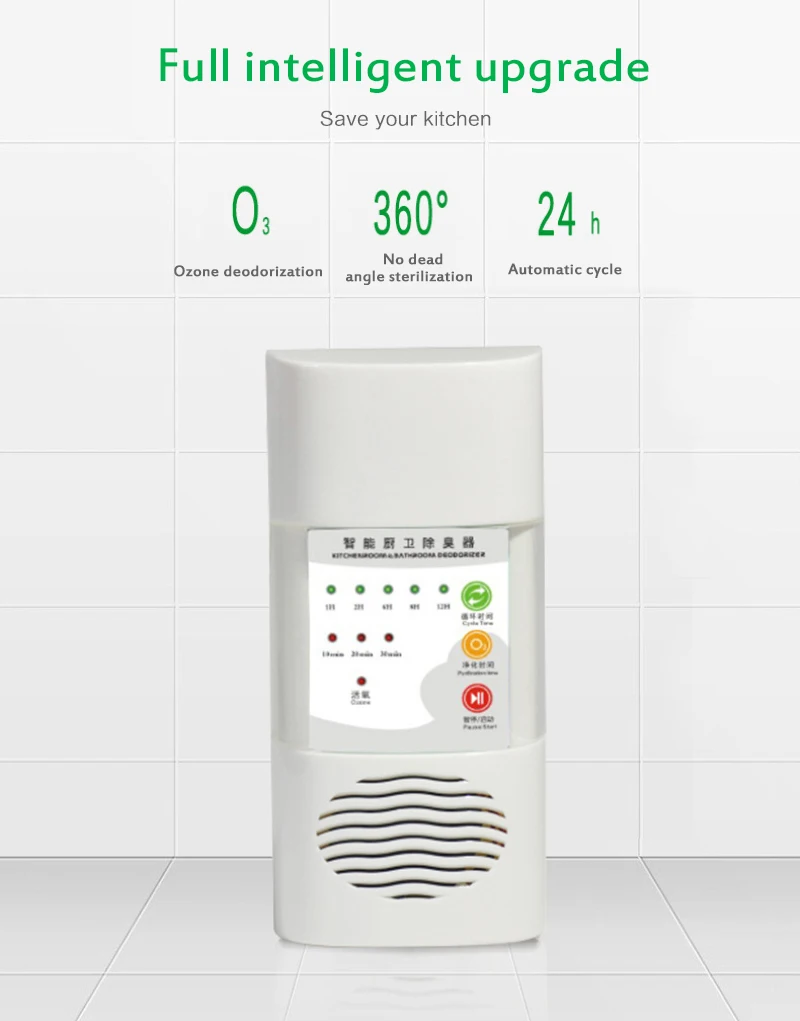 Air Purifier Home Deodorizer Ozone Ionizer Air Fresher Generator Sterilization Home Kitchen And Bathroom
Air Purifier Home Deodorizer Ozone Ionizer Air Fresher Generator Sterilization Home Kitchen And Bathroom