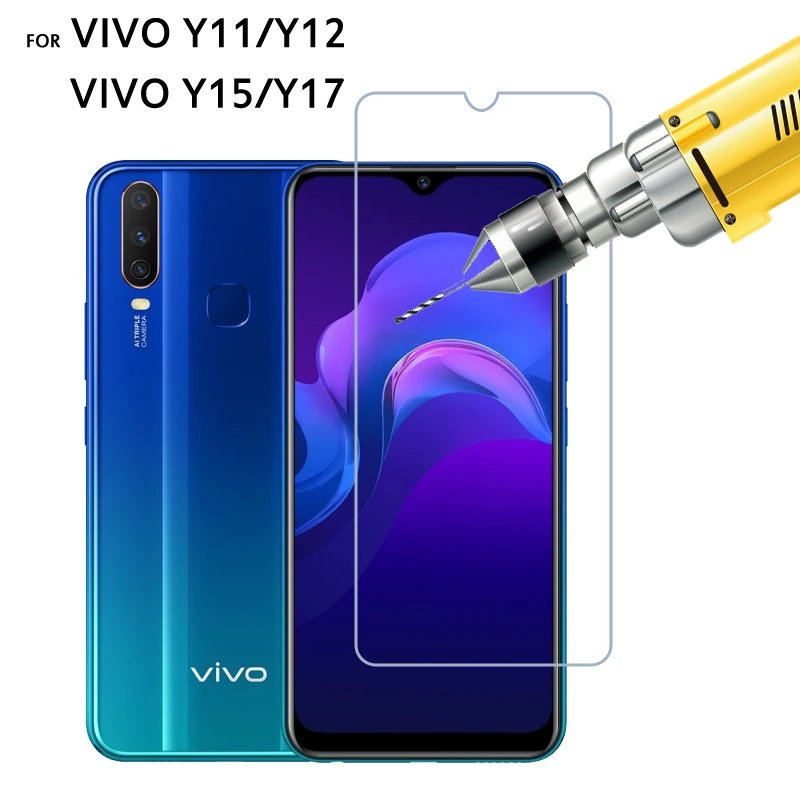 2 шт. Премиум Закаленное стекло для Vivo Y15 Y12 защита экрана 9H Взрывозащищенная ЖК