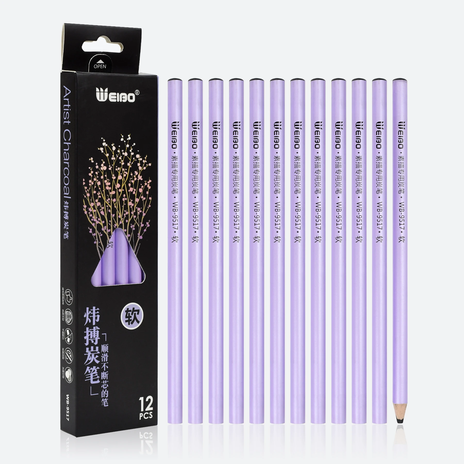 12 Pcs Professional Sketching Charcoal Pencil Drawing Carbon Pen Extra Soft Soft Medium Hard Manga Painting Supplies Non Toxic
12 Pcs Professional Sketching Charcoal Pencil Drawing Carbon Pen Extra Soft Soft Medium Hard Manga Painting Supplies Non Toxic
