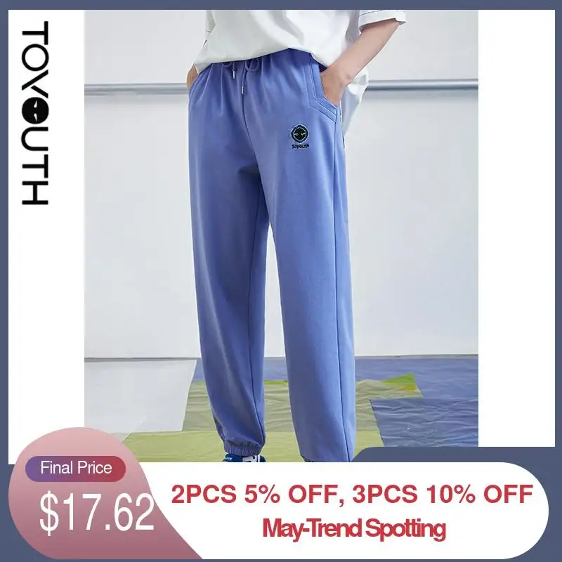 Toyouth Women Sweatpants 2021 Summer High Waist Drawstring Elastic Embroidery Solid Leisure Sports Harem Pants
Toyouth Women Sweatpants 2021 Summer High Waist Drawstring Elastic Embroidery Solid Leisure Sports Harem Pants