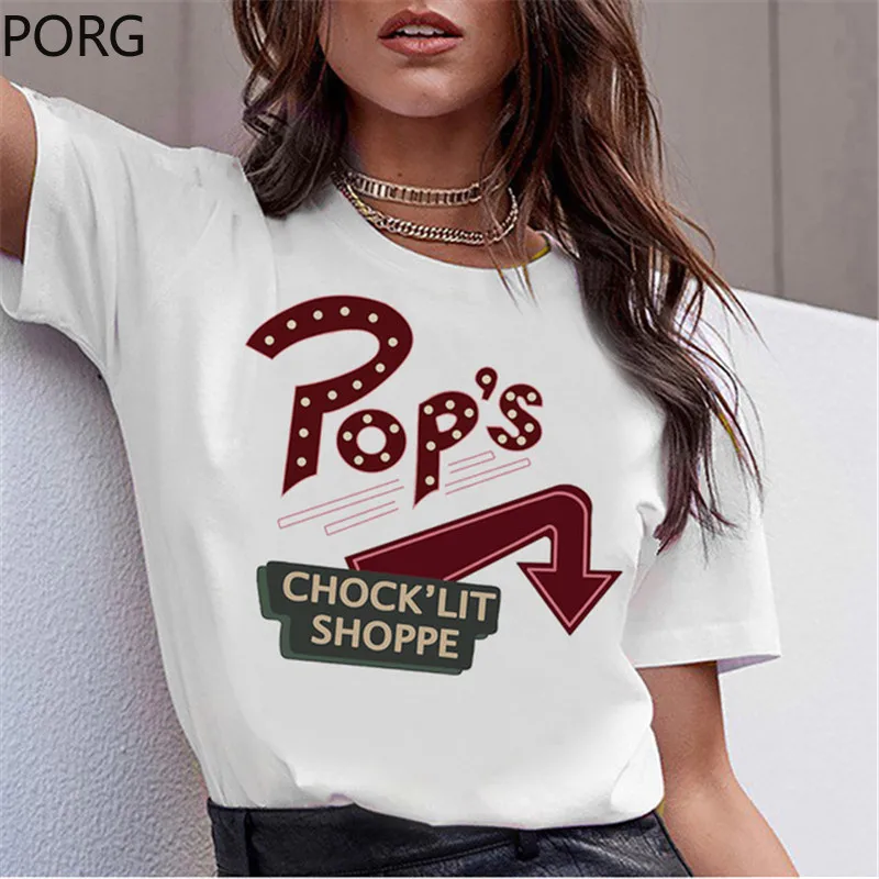 Футболка PORG Graghic Riverdale, женская летняя футболка Serpents, поп-чокер с принтом, женская футболка с коротким рукавом, летние топы
Футболка PORG Graghic Riverdale, женская летняя футболка Serpents, поп-чокер с принтом, женская футболка с коротким рукавом, летние топы