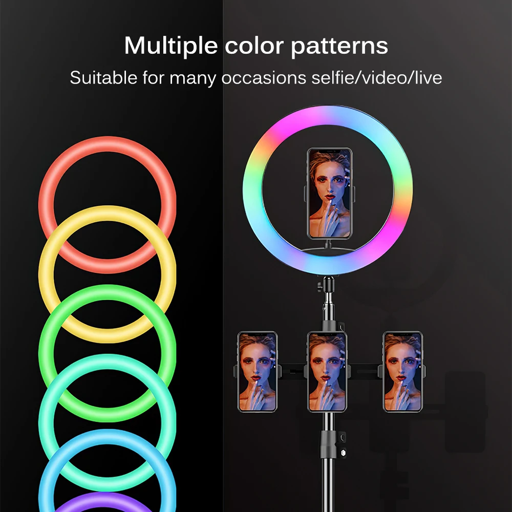 LED Ring Light Kit 18 Inch Ring Lamp Photo Light Ring For YouTube Makeup Studio Photography Ringlight With Light Stand
LED Ring Light Kit 18 Inch Ring Lamp Photo Light Ring For YouTube Makeup Studio Photography Ringlight With Light Stand