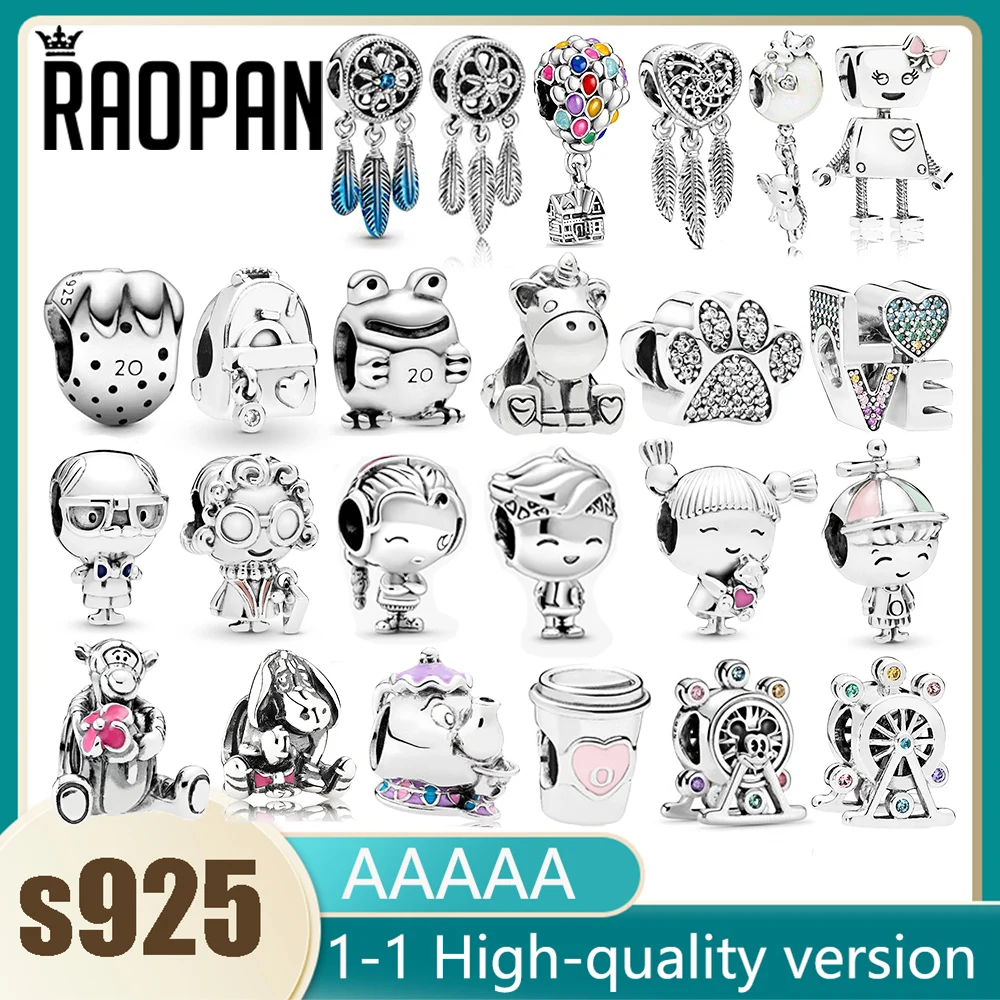 RAOPAN Original Dream Catcher Hot Air Balloon Backpack Cute Bracelet Decorative Charm Bead 925 Sterling Silver Jewelry 
RAOPAN Original Dream Catcher Hot Air Balloon Backpack Cute Bracelet Decorative Charm Bead 925 Sterling Silver Jewelry