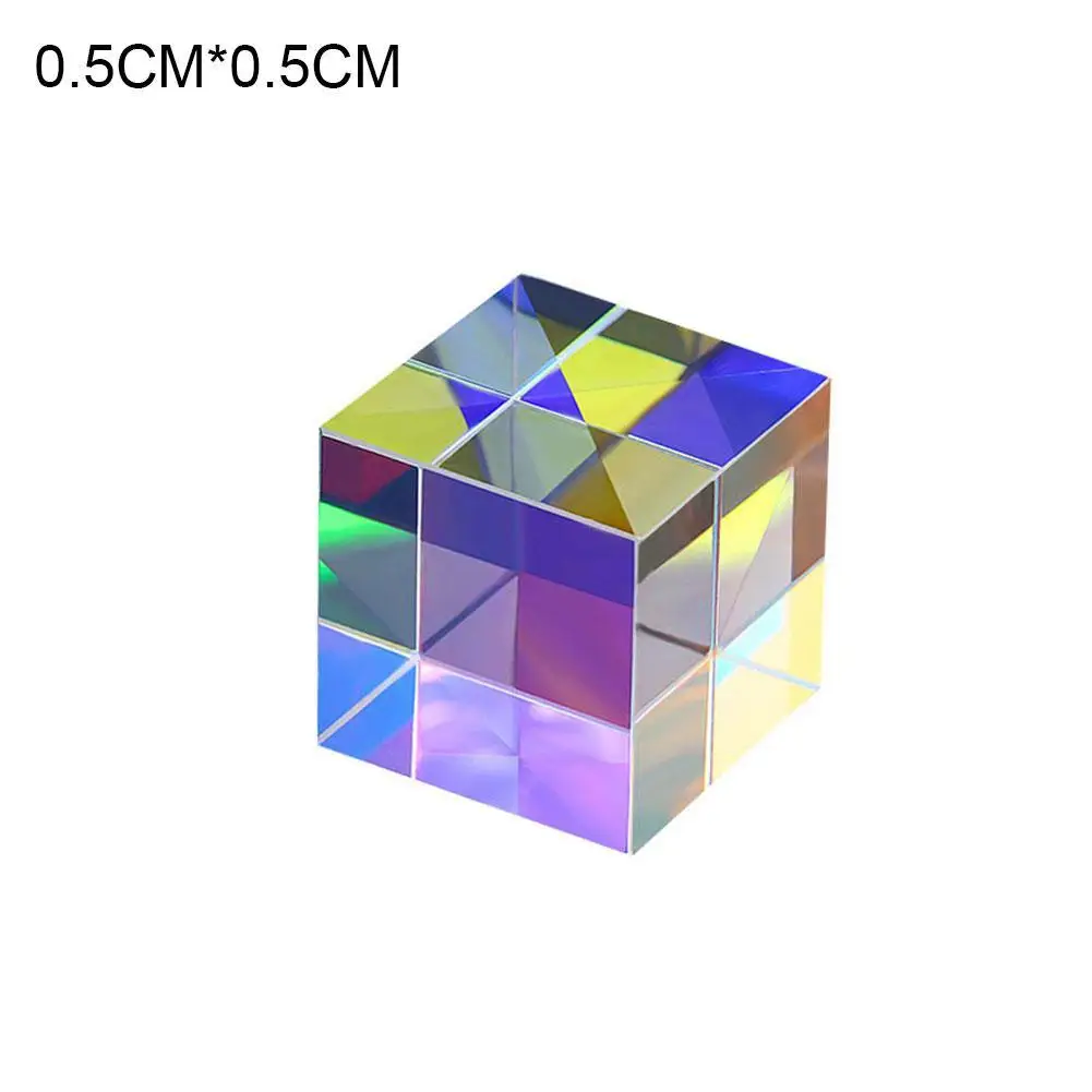 Prism Six-Sided Bright Light Combine Cube Prism Stained Glass Beam Splitting Prism Optical Experiment Instrument Lens
Prism Six-Sided Bright Light Combine Cube Prism Stained Glass Beam Splitting Prism Optical Experiment Instrument Lens